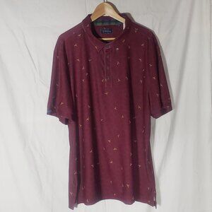 William Murray Beer Keepers SS Polo Shirt - Burgandy - sz. XXL*
